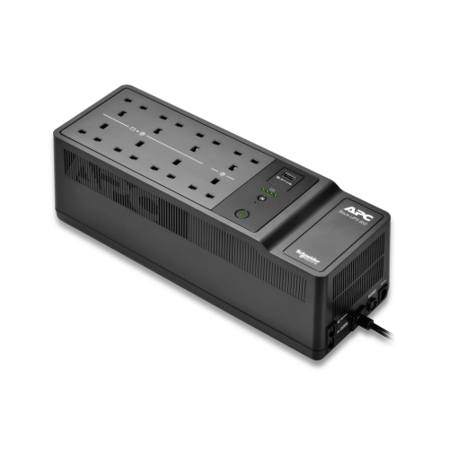 APC Back-UPS 650VA, 230V, 1 USB charging port, 8 BS 1363 outlets (2 surge)