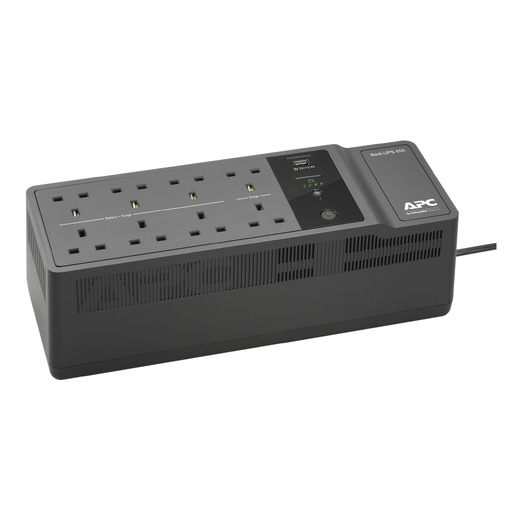 APC Back-UPS 650VA, 230V, 1 USB charging port, 8 BS 1363 outlets (2 surge)