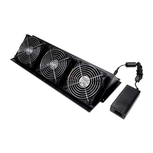 APC NetShelter CX, Fan booster Kit, Includes Replacement Power Supply and Fan Tray, Black