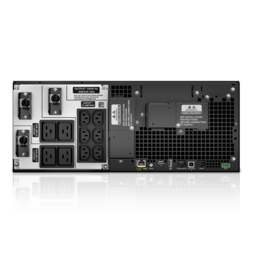 APC Smart-UPS On-Line, 6kVA/6kW, Rackmount 4U, 208V, 2x L6-20R+3x L6 ...