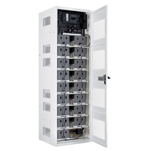 Li-ion Batt Conversion Srvc w-(14) Type S Rack IEC Solution - Electrical Refit Quoted Separately Front Left