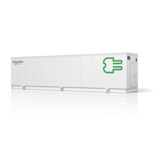Prefabricated Power Module 625 kW 400V/50Hz with Galaxy VX Front Left