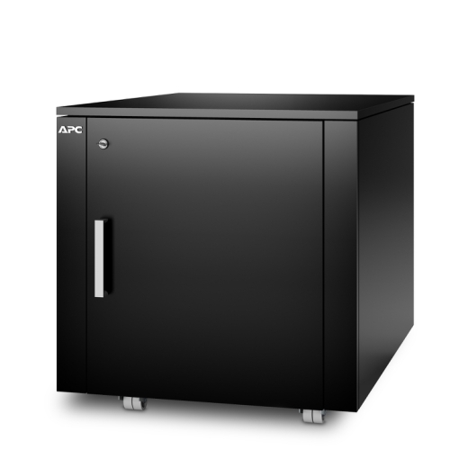 APC NetShelter CX, Mini, Soundproof Server Rack Enclosure, 100V to 240V, Black, 744H x 688W x 952D mm