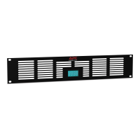 NetShelter 2U Vent Panel with Temperature Display for 2U Rack Fan Panel (ACF600)