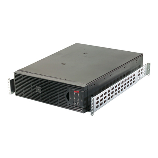 APC Smart-UPS RT 5000VA, 208V, rackmount, 3U, 2x NEMA L6-20R & 2x NEMA L6-30R outlets Front Left