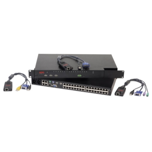 APC KVM to APC Switched Rack PDU Power Mgmt Cable Front Left