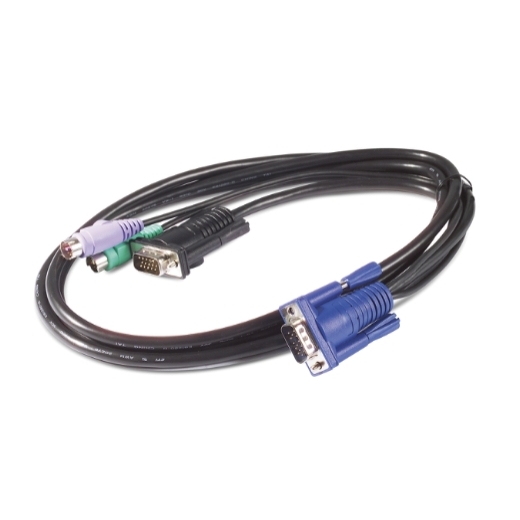 Câble PS/2 pour commutateur KVM APC - 25 pi (7,6 m) Avant gauche