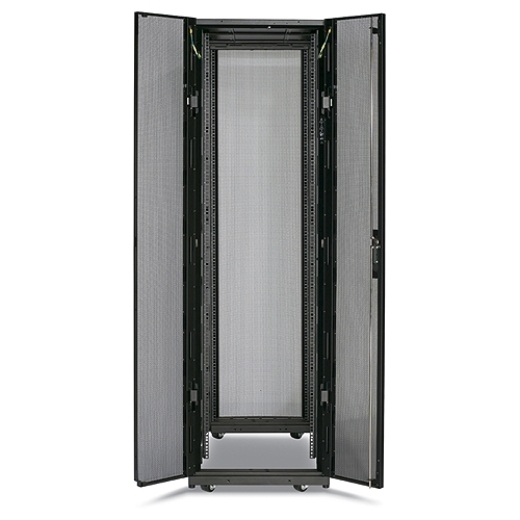 NetShelter SX 42U 600mm Wide x 1070mm Deep Enclosure with Sides and Front rails resessed 3