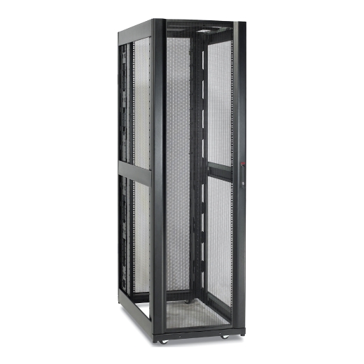 NetShelter SX 42U 600mm Wide x 1070mm Deep Enclosure without Doors, front rails recessed 3