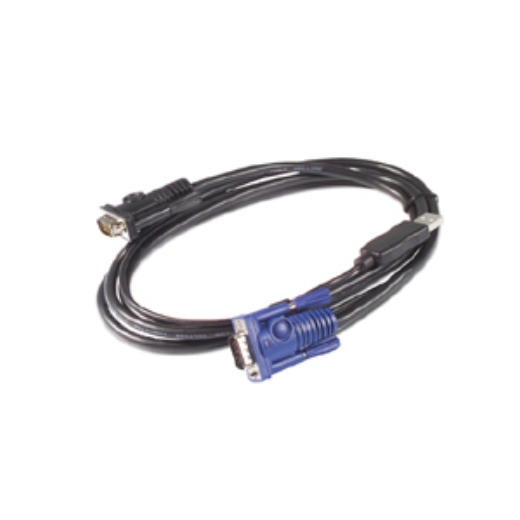 APC KVM USB Cable - 25 ft (7.6 m) Front Left