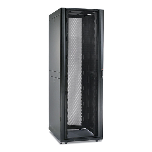 APC NetShelter SX, Server Rack Enclosure, 45U, Shock Packaging, 2000 lbs, Black, 2124H x 750W x 1070D mm