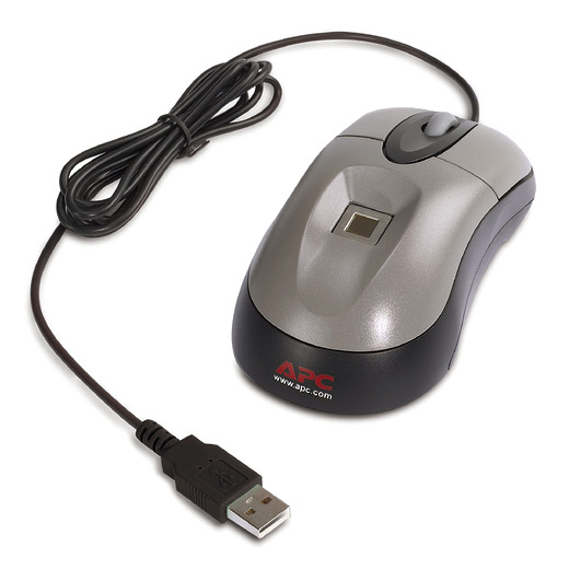 APC Touch Biometric Mouse Password Manager Front Left