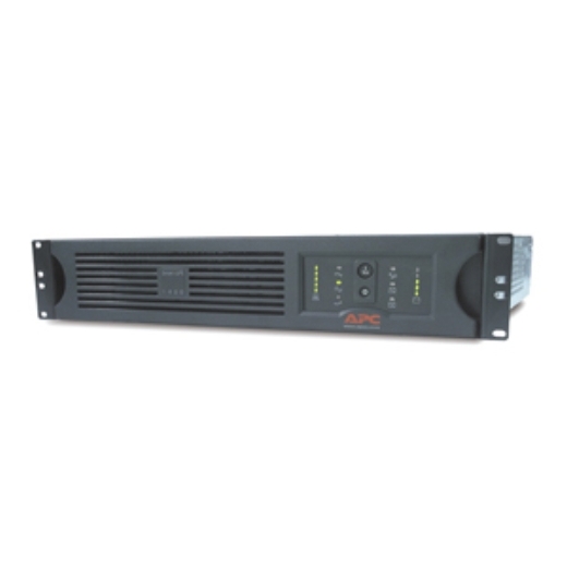 APC Smart-UPS 1400 VA, Rackmount, 2 HE, 230 V, schwarz Vorderseite links