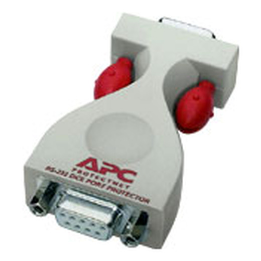 APC ProtectNet standalone surge protector for Serial RS232 lines (9 pin male to female) Front Left