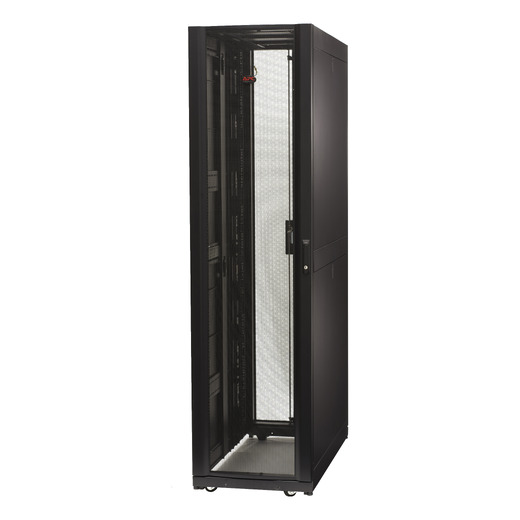 APC NetShelter SX, Server Rack Enclosure, 42U, High Strength, Black, 1991H x 600W x 1200D mm Front Left