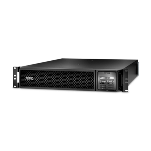 APC Smart-UPS On-Line, 2200VA, Rackmount 2U, 230V, 8x C13+2x C19 IEC outlets, SmartSlot, Extended runtime, Rail kit included Front Left