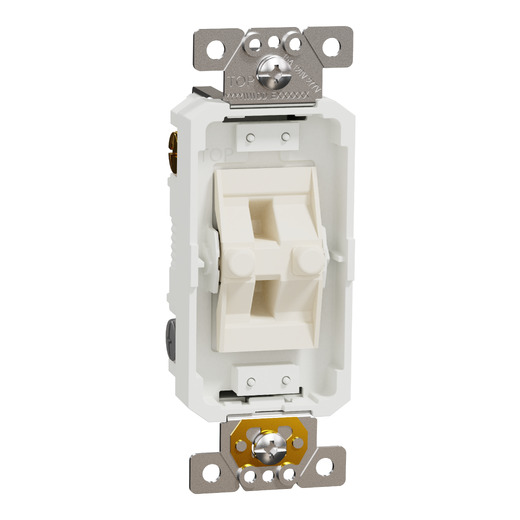 X Series 15A 4 Way Rocker Light Switch Module Side Wire Clamps (Requires Rocker Plate)